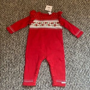 One piece holiday outfit for baby